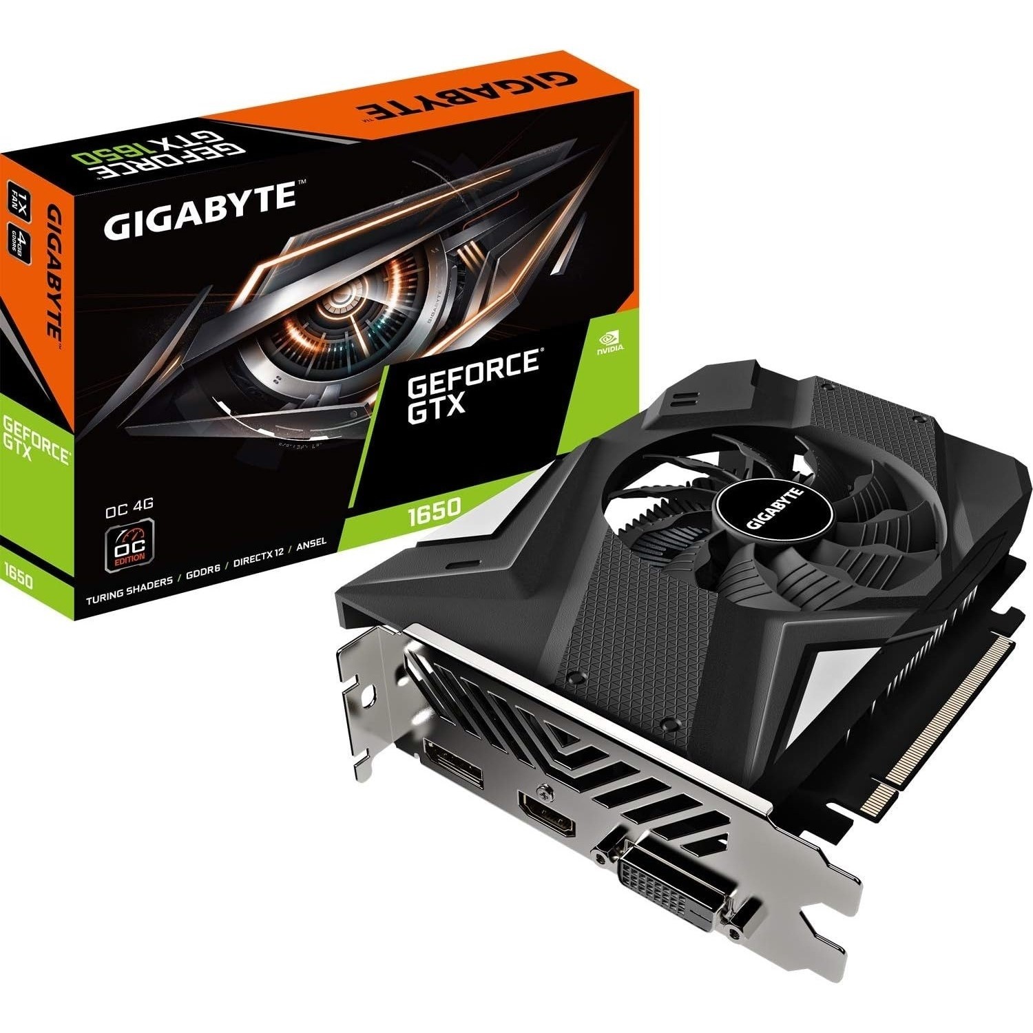 Gigabyte Nvidia GeForce GTX 1650 4GB 1635 MHz GDDR6 OC Graphics